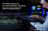 ProSupport Enterprise Suite - Dell · ProSupport Enterprise Suite ProSupport Plus Optimize your critical systems and free up staff to innovate the business. ProSupport Plus provides