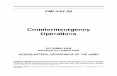 FMI 3-07.22, Counterinsurgency Operations...FMI 3-07.22 Counterinsurgency Operations OCTOBER 2004 EXPIRES OCTOBER 2006 HEADQUARTERS, DEPARTMENT OF THE ARMY Distribution Restriction: