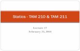 Statics - TAM 210 & TAM 211 - University Of Illinois · 2018-02-25 · Approximate each joint as a pin and determine the force in each member. State whether the members are in tension