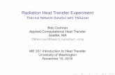 Radiation Heat Transfer Experimentcourses.washington.edu/me331afe/Radiation_Exp_Cochran.pdf · Surface Properties for Radiation Heat Transfer Appendix I All surfaces emit thermal