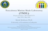 Tuscaloosa Marine Shale Laboratory (TMSL) · Tuscaloosa Marine Shale Laboratory (TMSL) Project Number: DE-FE0031575 May 2018- May 2021 Mehdi Mokhtari, Ph.D. University of Louisiana