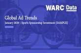 Global Ad Trends - content.warc.comcontent.warc.com/.../WARC_Global_Ad_Trends_Sports... · since 1982. Our data products are trusted by the world’s leading brands, ad and media