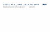 STEEL FLAT RAIL FACE MOUNT - KV - Knape & Vogt · STEEL FLAT RAIL FACE MOUNT Sliding Door Hardware Steel Flat Rail Face Mount, 72" ... 25/64" (10 mm). Se recomienda utilizar una guía