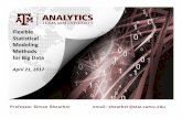Flexible Statistical Modeling Methods for Big Dataegon.cheme.cmu.edu/ewo/docs/EWO_Seminar_04_21_2017.pdf · 2017-04-24 · Flexible Statistical Modeling Methods for Big Data April