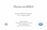 Physics at HERA - DESYPhysics at HERA Katja Krüger ... comparison with Dirac formula ... xD xdv xD xg Q2 = 10 GeV2 ZEUSJETS fit tot. uncert. H1 PDF 2000 tot. exp. uncert. model uncert.