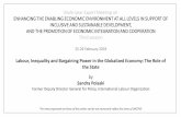 Labour, Inequality and Bargaining Power in the …...income countries, gradually expropriating more and more of the surplus, increasing inequality and leaving “losers” to fend