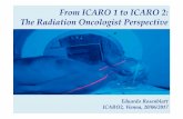 From ICARO to ICARO The Radiation Oncologist Perspective · 2018-05-07 · From ICARO 1 to ICARO 2: The Radiation Oncologist Perspective Eduardo Rosenblatt ICARO2, Vienna, 20/06/2017
