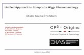 Uniﬁed’Approach’to’Composite’Higgs ... · Mads%Toudal%Frandsen% WIN2015,%June%2015%! Uniﬁed’Approach’to’Composite’Higgs’Phenomenology’ ’’ Workin’collabora;on’with’’