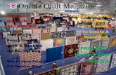 Premium Online Quilt Magazine – Vol. 3 No. 8 Online Quilt ... · Premium Online Quilt Magazine – Vol. 3 No. 8 © Online Quilt Magazine.com All Rights Reserved Page | 3 to be able