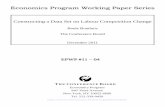 Economics Program Working Paper Series · scribed, thereby creating an insight into this construction process and consequently providing a guideline for using the data. A labour service