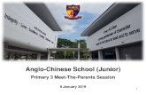 Anglo-Chinese School (Junior) - MOE Information 2019… · •The PSLE Score replaces the T-score Aggregate. •The PSLE Score ranges from 4 to 32, with 4 being the best. •Compared