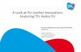 A Look at PU Leather Innovations Featuring TFL Hydro PUfdra.org/wp-content/uploads/2018/09/FDRA-footwear... · Printing Chemicals 07.04.2017 Kai Edling Average chemical consumption/m²