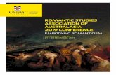 ROMANTIC STUDIES ASSOCIATION OF AUSTRALASIA 2019 … · 12.30 - 13.30 Lunch Lecture Theatre South Foyer 13.30 - 15.00 Panel 5 A Lecture Theatre South R3 13.30 - 15.00 Panel 5 B Lecture