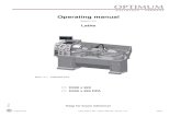 Operating manual - Find Metalworking Tools, Machine Tools ... · Operating manual Version 1.3.3 Lathe Keep for future reference! D320 x 920 D320 x 920 DPA Illustr. 0-1: D360x920 DPA.