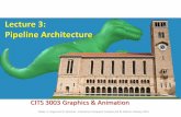 Lecture 3: Pipeline Architectureteaching.csse.uwa.edu.au/units/CITS3003/lectures/03-OpenGL-Pipeli… · Pipeline Architectures •Pipeline architectures are very common and can be