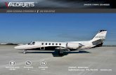 1994 CItation II 0732 Brochure - Valor Jets · 1994 cessna citation ii sn 550-0732 ABOUT VALOR JETS Valor Jets is an international aircraft sales, marketing, acquisition and consulting