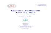 Modeled Attainment Test Software€¦ · Welcome to MATS, the Modeled Attainment Test Software Welcome to MATS, the Modeled Attainment Test Software The Modeled Attainment Test Software