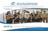 RAMAIAH INSTITUTE OF MANAGEMENT STUDIES / SCIENCES€¦ · Ramaiah Institute of Management Studies (RIMS) in technical collaboration with Annamalai University, one of the largest