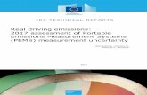 Real driving emissions: 2017 assessment of …publications.jrc.ec.europa.eu/repository/bitstream/JRC...2017 assessment of Portable Emissions Measurement Systems (PEMS) measurement