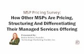 MSP Pricing Survey: How Other MSPs Are Pricing ......Table Of Contents: 1 Who Is Robin Robins And Technology Marketing Toolkit, Inc.? 2 How And Why This Survey Was Created 3 General