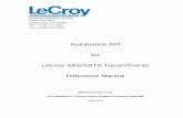 SAS/SATA Tracer/Trainer Automation API Reference Manualcdn.teledynelecroy.com/files/manuals/automation... · LeCroy Corporation Automation API for SAS/SATATracer/Trainer Manual Version