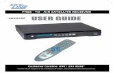FREE - TO - AIR SATELLITE RECEIVER 28207RFFREE - TO - AIR SATELLITE RECEIVER 28207RF Customer Careline 0901 293 0038* *Careline calls are charged at £1 per minute from a BT landline.