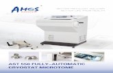 AMOS BETTER HISTOLOGY SOLUTION BETTER LIFE FROM … · AMOS BETTER HISTOLOGY SOLUTION BETTER LIFE FROM HEALTH AST 550 FULLY-AUTOMATIC CRYOSTAT MICROTOME . AST 550 FULLY-AUTOMATIC