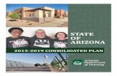 STATE OF ARIZONA - Arizona Department of Housing...2015 – 2019 Consolidated Plan ARIZONA DEPARTMENT OF HOUSING 1 Executive Summary ES-05 Executive Summary - 91.300(c), 91.320(b)