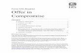 Form 656 Booklet Offer in Compromise - Wilson Tax Law … · Form 656, Offer in Compromise Completed Form 433-A (OIC), Collection Information Statement for Wage Earners and Self-Employed