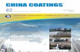 CHINA COATINGS · The China Association of Automobile Manufacturers released that the national production and sales of automobiles reached 23.72 million and 23.49 million, 7.3 % and