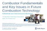 Combustor Fundamentals and Key Issues in Future Combustion ... · Combustor Fundamentals and Key Issues in Future Combustor Technology March 2017 – Berlin – FORUM-AE -non CO2