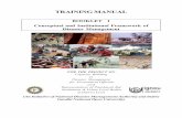 TRAINING MANUAL - IGNOUignou.ac.in/upload/Conceptual and Institutional... · TRAINING MANUAL BOOKLET 1 Conceptual and Institutional Framework of Disaster Management FOR THE PROJECT