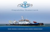 Capability Statement...TUGBOATS – Anchor Handling Tug/Supply – Z-Peller Harbour Tug Tugboats from 500 BHP through to 6000 BHP, single or twin screw arrangement, for inshore or