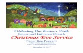 Emmanuel Lutheran Church Christmas Eve Service34e24c6020c3623c1e77-286456fef080850e46c034b5dfd35f33.r55.c… · The First Noel Jenna Jakubielski, trumpet Taryn Stohler, vocals The