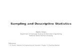 Sampling and Descriptive Statistics - NTNUberlin.csie.ntnu.edu.tw/Courses/Introduction to...Sampling and Descriptive Statistics Berlin ChenBerlin Chen Department of Computer Science