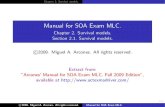 Manual for SOA Exam MLC. - Binghamton Universitypeople.math.binghamton.edu/arcones/exam-mlc/sect-2-1.pdf · 2009-08-06 · 2/71 Chapter 2. Survival models. Section 2.1. Survival models.