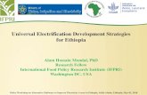 Universal Electrification Development Strategies for Ethiopia · The Ethiopian government must weigh the tradeoffs implied in energy transitions and carefully consider long -term