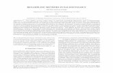 resaMPlIng Methods In Paleontology - Benedictine University and... · paleontology, statistical evaluation of empirical data, whether exploratory or confirmatory, forms the meth-odological