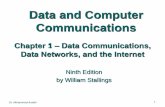 Chapter 1 - William Stallings, Data and Computer …fac.ksu.edu.sa/sites/default/files/ch1_introduction_0.pdf · Data and Computer Communications Ninth Edition by William Stallings