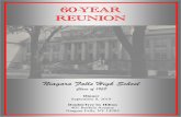 60-YEAR REUNION - nfhs1958.com Booklet.pdf · 60-YEAR REUNION Niagara Falls High School Class of 1958 Dinner September 8, 2018 DoubleTree by Hilton 401 Buffalo Avenue Niagara Falls,