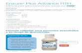 Ensure Plus Advance RTH - dam.abbott.com³n (adulta e infantil... · • Hospitalización prolongada, inmovilización, reposo en cama Formato: 16 botellas de 500 ml C.I.: 504893 *