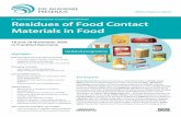 th Residues of Food Contact Materials in Food...Fresenius Conference „Residues of Food Contact Materials in Food”, 18 and 19 November 2020 in Frankfurt/Germany. Fee: € 1,895.00