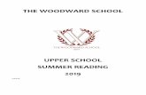 THE WOODWARD SCHOOL · o eg: 1 book = 2 pgs; 2 books = 3 pgs; 3 books = 4 pgs • All writing should include proper MLA formatting and a Works Cited page. • If you read a book of