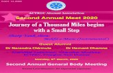 Journey of a Thousand Miles begins with a Small Step Annual Meet brochure1922020.pdf · Mehfil-e-Music (Instrumental ) 11.30am-12.30pm Meeting with Directors and faculty, ACTREC Conference
