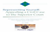 Representing Yourself: Appealing a Civil Case to the ... forms/Limitedcourtappeals... · III. BASIC STEPS OF APPEAL – FLOW CHART 5 IV. FILING AN APPEAL: STEP-BY-STEP 6 ... This