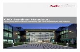 CPD Seminar Handout · About SIG SIG Design & Technology is a part of SIG UK Exteriors, a leading division of SIG plc, a FTSE 250 listed company and the UK’s market leading specialist