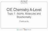 CIE Chemistry A-Level - PMT · Flashcards - Topic 1 Atoms, Molecules and Stoichiometry - CIE Chemistry A-Level Created Date: 20191210121038Z ...