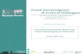 Food Sovereignty: A Critical Dialogue · Conceptualizing Food Sovereignty in the Context of the Developmental State Food sovereignty sums up the peasants’ desire of a democratic