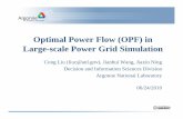 Optimal Power Flow (OPF) in Large-scale Power Grid Simulation Wang... · Contingency Equipment Outage Load (MW) 1G3 85 2L2 93 L1 75MW L2 75MW Three different models and solutions