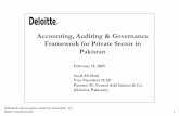 Accounting, Auditing & Governance Framework for Private ......Accounting, Auditing & Governance Framework for Private Sector in Pakistan February 15, 2005 Asad Ali Shah ... stealing